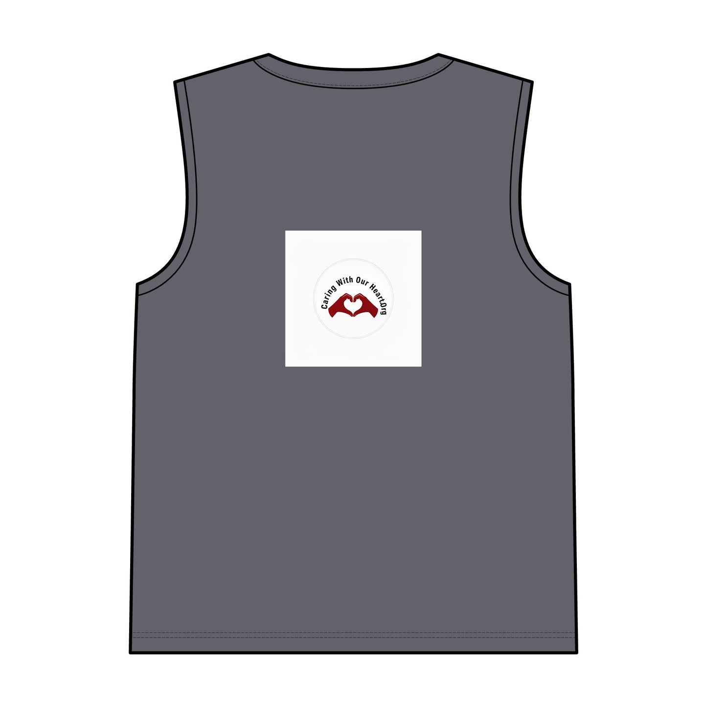 Heart Hands Tank Top — "Love With A Purpose" Chest Logo
