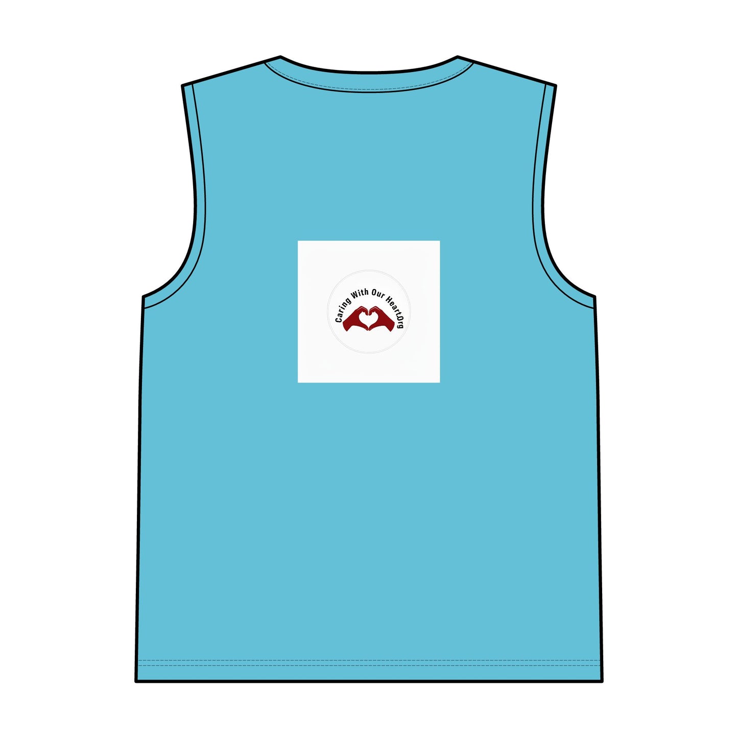 Heart Hands Tank Top — "Love With A Purpose" Chest Logo