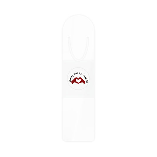 Bookmark — Caring With Our Hands Heart Logo Metal Bookmark