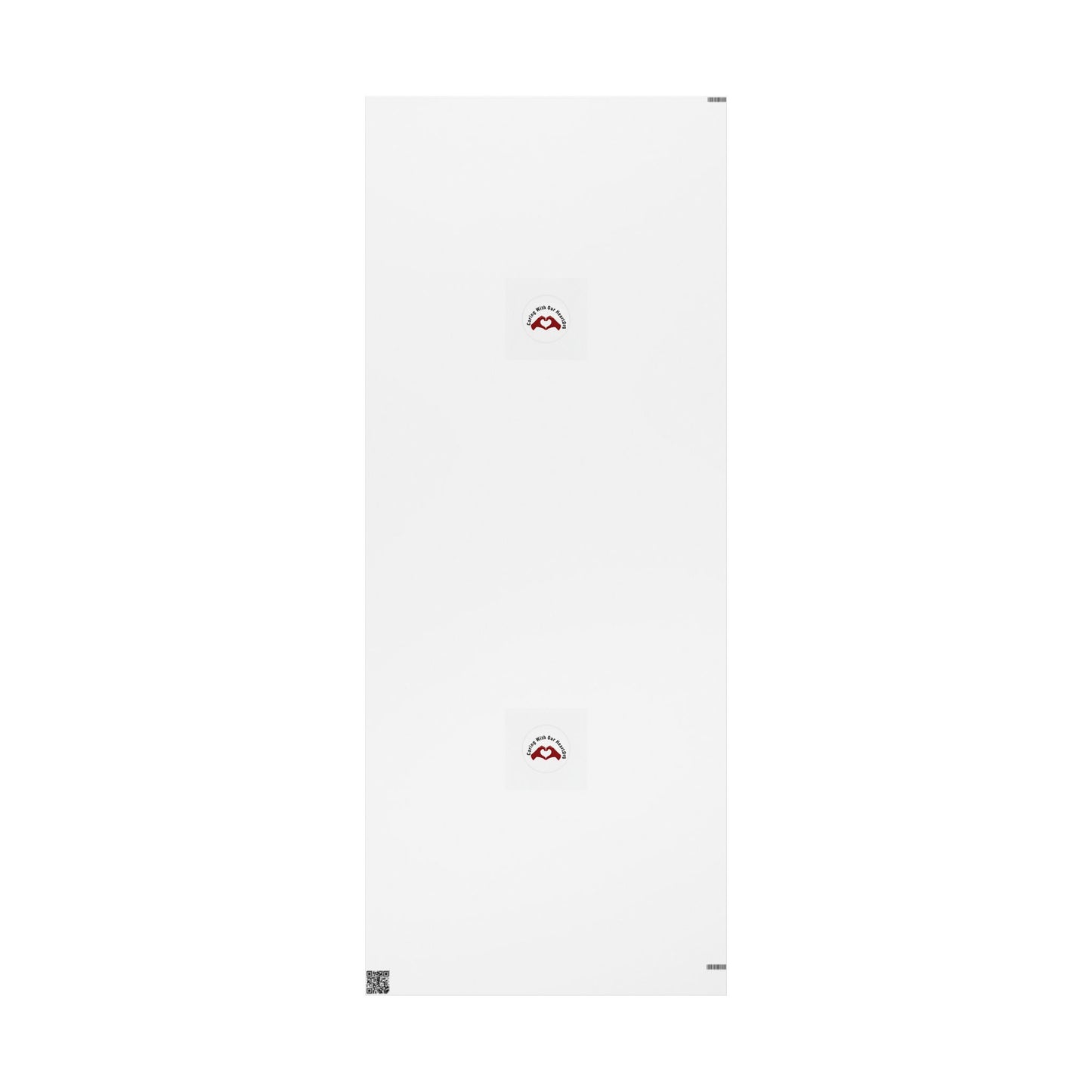 Minimal Red Dot Wrapping Paper Roll — Modern White Gift Wrap