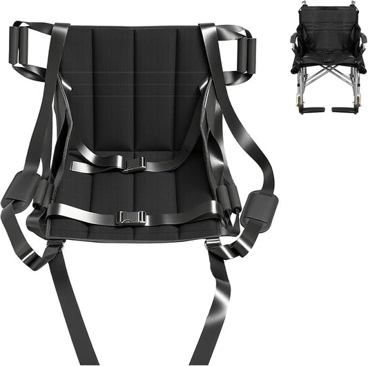 Divided-Leg Sit-to-Stand Patient Lift Sling — ISO Certified Adjustable Standing Transfer Sling for Elderly